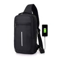 Anti-Theft USB Charging Chest Bag – Secure Travel Sling Bag with Built-In Power Bank | Hands-Free Urban Daily Carry