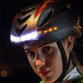Intelligent LED Steering Helmet – Smart Bicycle Safety Equipment with Direction Indicators | Hands-Free Bike Helmet Light