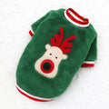 Christmas Dog Sweater | Cozy Coral Fleece Holiday Outfit