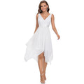 Elegant Lace and Chiffon Gown - Women's Cocktail or Formal Dress