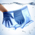 Men's ice silk underwear by cj, breathable and quick-drying, shown in cool summer fabric with smooth, lightweight fit.