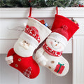 Jumbo Knitted Stocking | Classic Red & White Holiday Decor