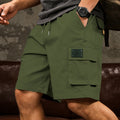 Men's Loose Elastic Casual Multi Pocket Shorts - whimsywagon