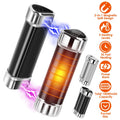 Split-magnetic cj electric hand warmers with 3 heat settings, portable power bank for camping, hunting, fishing, and skiing.