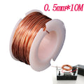 0.5mm Enameled Copper Wire | 10m Magnet Wire Spool for Soldering
