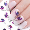 Nail Art Sticker Sheets | Easy Apply Butterfly & Flower Designs for Manicures