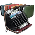 Men’s Cowhide Passport & Expanding Card Holder – Multi-Functional Travel Wallet