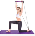 CJ Yoga and Crossfit resistance bands for Pilates and gym workouts, featuring elastic pull ropes and portable exercise equipment.