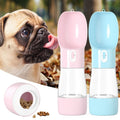 Portable CJ dog water bottle and dispenser with leak-proof design, ideal for outdoor hiking, walking, and travel with pets.
