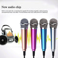 Mini Mobile Phone Microphone | Compact Recording Mic for iPhone & Android with High Sensitivity for Singing & Vlogging