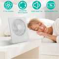 Rechargeable Table Fan - USB Portable with 3 Speeds & Quiet 5-Blade Motor - whimsywagon