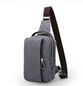 Unisex Canvas Crossbody Bag – Casual Shoulder Messenger Bag