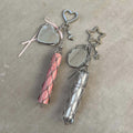 Decorative Wire Cage Pendant - DIY Lipstick Holder, Bag Charm & Keychain