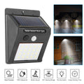 Solar Motion Light, Outdoor PIR Sensor Light IP65 Waterproof | 20 LEDs, 120 Degree Detection for Garage Garden Pathway