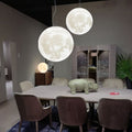 Single Head Pendant Light | Modern 3D Geometric Chandelier for Bedroom & Dining Room