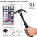 CJ 9H hardness tempered glass screen protector for iPhone, clear and durable, protects the phone screen from scratches and impacts.