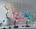 Decorative LED Tree Lamp - Blossom or Rose Table Light with USB, Warm White Glow for Home and Office Ambiance