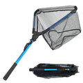Foldable Fishing Landing Net - Aluminum Alloy Rod & EVA Handle, 5mm Nano Mesh | Safe Catch and Release, Collapsible Design - whimsywagon