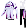Women’s Long-Sleeve Cycling Jersey Suit – Spring & Autumn Bike Apparel | Breathable, Comfortable Cycling Gear for Cooler Weather
