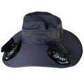 Solar Fan Sun Hat - UPF50 Wide Brim with 3 Speed Settings - whimsywagon
