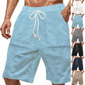 Mens Casual, Loose-fitting Knitted Jacquard Shorts - whimsywagon
