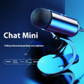 Karaoke Live USB Microphone for Desktop PC – Wired USB Mic