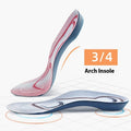 3/4 Arch Support Orthopedic Insoles – Flat Foot Correction Inserts for Pain Relief & Comfort