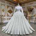 Bridal Gown with Pettiskirt & Train | Layered Tulle Wedding Dress
