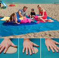 Folding Outdoor Beach Mat – Leakproof Sand-Resistant Picnic & Travel Mat | Lightweight Camping & Foldable Beach Blanket