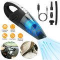 Cordless Car Vacuum Cleaner - Rechargeable Handheld with Strong Suction & Attachments - whimsywagon