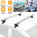 Universal Roof Rack Cross Bars - 47-inch Aluminum, 165 lb Capacity | For Cars & Wagons Without Side Rails