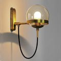 Industrial Wall Sconce | Modern Retro Vintage Lamp with Cage Design