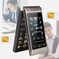 Dual SIM Basic Phone - Easy Flip Phone for Seniors & Backup Use