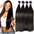 Premium Brazilian Human Hair | Silky Straight Bundle Deal, Natural Black