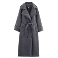 Women's Double-breasted Wool Coat