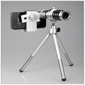 12X Zoom Phone Telescope Lens - Universal Clip On with Tripod