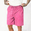 Mens Relaxed-fit Washed-and-distressed Casual Shorts - whimsywagon