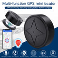 Strong Magnetic GPS Tracker - Mini Real Time Vehicle Locator for Car, Motorcycle, Truck | Waterproof & Rechargeable