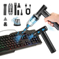 Cordless Electric Air Duster - 250,000 RPM Brushless Motor, Rechargeable for PC, Keyboard & Car Cleaning - whimsywagon