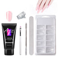 Crystal Clear Builder Gel | Self-Leveling Formula for Easy Nail Extensions