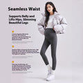 Thermal Maternity Leggings - High Waist Elastic Pregnancy Pants for Cold Weather