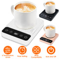 Electric Mug Warmer, Desktop Cup Warmer with 6 Temperature Settings | Auto Shut-Off Timer, Heating Plate for Coffee Tea Milk - whimsywagon