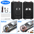 Under Hood Rodent Deterrent 2-Pack - Ultrasonic Chaser & Strobe Light for Car Protection - whimsywagon