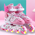 Kids Roller Skates – Adjustable Skating Shoes for Boys & Girls | Comfortable Children's Rollerblades for Beginners
