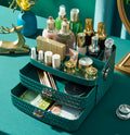 Acrylic Cosmetic Storage Organizer | Desktop Makeup Brush Holder with Dust Cover