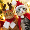 Dog Cat Christmas Tiara | Small Holiday Crown for Party & Photos
