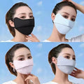 Ice Silk UV Face Mask | Sun Protection & Cooling for Summer
