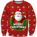 3D Print Sweater - Casual Round Neck Pullover for Autumn