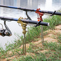 Stainless Steel Spring Fishing Rod Holder – Automatic Folding Adjustable Sensitivity Bracket | Durable Fishing Accessories
