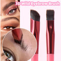 3D Micro-Stroke Eyebrow Brush | Dual-Ended Tool for Hair-Like Strokes & Feathering